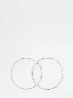 Alhaja- Flamenco XL Hoop in Silver