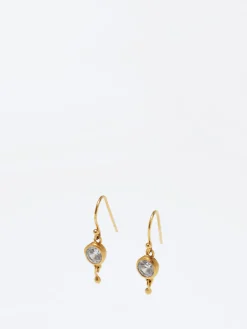 Alix D. Reynis - Josephine Earrings in Gold and White Topaz