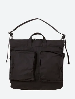 Amiacalva - Gabardine Helmet Bag in Black