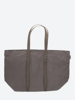 Amiacalva - Large Gabardine Tote in Grey