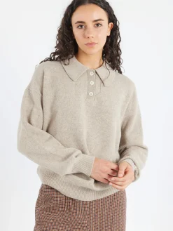 &Daughter - Edith Polo Shirt in Beige