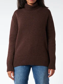 &Daughter - Fintra Lambswool Tunic in Hickory