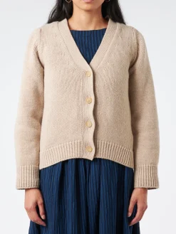 &Daughter - Shea Slouch Cardigan in Beige
