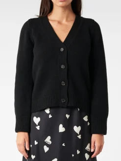 &Daughter - Shea Slouch Cardigan in Black