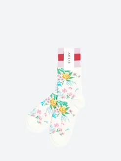 ANT45 - Waime Socks in Milk and Pink