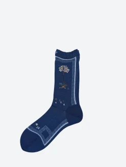 Antipast - Botanical XVI Socks in Blue