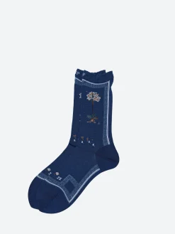Antipast - Botanical XVI Socks in Blue