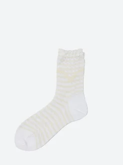 Antipast - Candy Check Socks in White