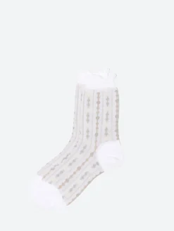 Antipast - Dot Marking Socks in White