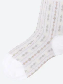 Antipast - Dot Marking Socks in White
