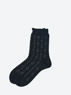 Antipast - Dot Marking Socks in Black