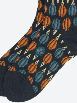 Antipast - Floating Drop Crew Sock in Navy