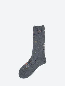 Antipast - Hello Angel Crew Sock in Mix Grey