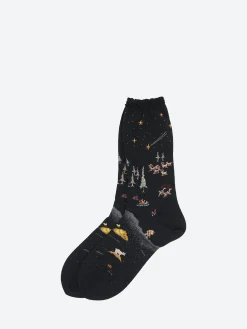 Antipast - Lagom Crew Sock in Black