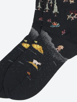 Antipast - Lagom Crew Sock in Black