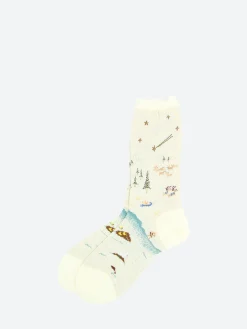 Antipast - Lagom Crew Sock in Ivory
