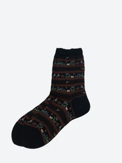 Antipast - Parade on Safari Socks in Black