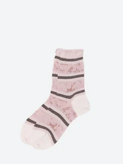 Antipast - Parade on Safari Socks in Light Pink