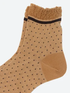 Antipast - The Sky Point Ankle Socks in Gold