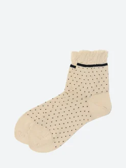 Antipast - The Sky Point Ankle Socks in Ivory