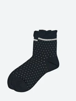 Antipast - The Sky Point Ankle Socks in Black