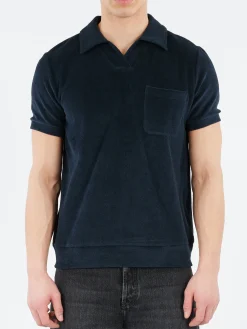 A.P.C. - Agustino Polo Shirt in Dark Navy