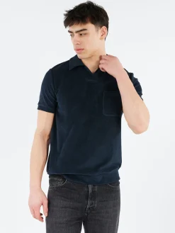 A.P.C. - Agustino Polo Shirt in Dark Navy