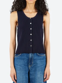 A.P.C. - Ambre Tank in Dark Navy