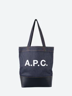A.P.C. - Axel Tote Bag in Dark Navy