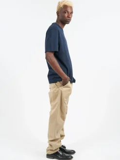 A.P.C. - Boxy Petit VPC T-Shirt in Dark Navy and Ecru