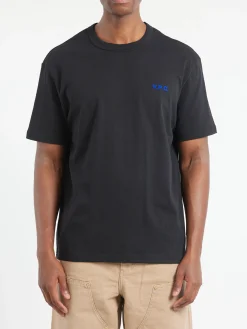 A.P.C. - Boxy Petit VPC T-Shirt in Black and Blue