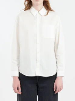 A.P.C. - Boyfriend Brodee Shirt in White