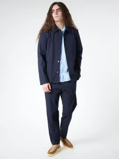A.P.C. - Brest Overshirt in Dark Navy