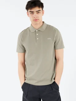 A.P.C. - Carter Polo in Grey Green