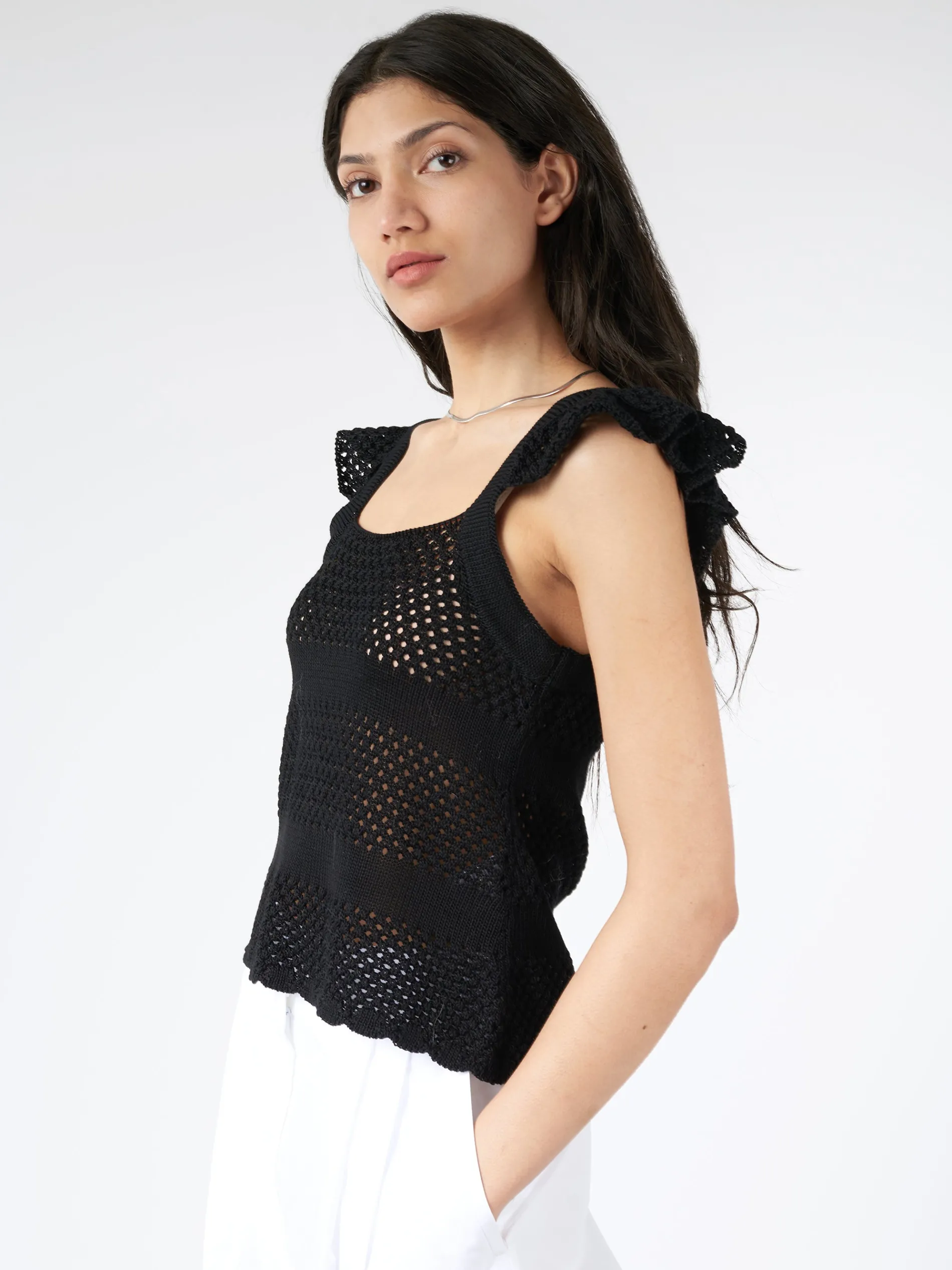 A.P.C. - Cathy Top in Black