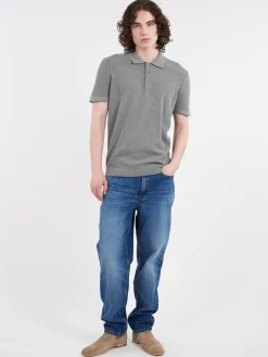 A.P.C. - Declan Polo in Heather Grey