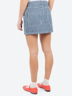 A.P.C. - Elga Skirt in Blue and White
