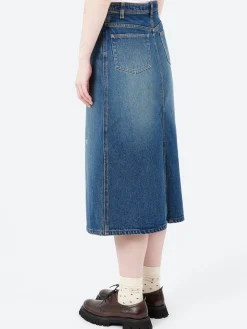 A.P.C. - Georgia Skirt in Washed Indigo