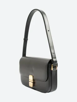 A.P.C. - Grace Baguette Bag in Black