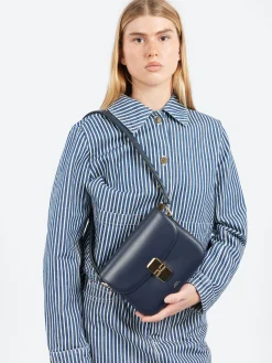 A.P.C. - Grace Small Bag in Dark Navy