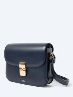 A.P.C. - Grace Small Bag in Dark Navy