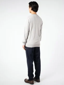 A.P.C. - Julio Sweater in Heather Light Grey