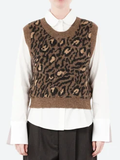 A.P.C. - Leana Vest in Brown