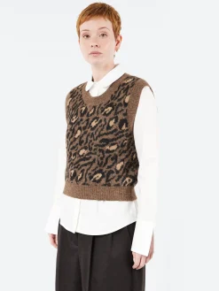 A.P.C. - Leana Vest in Brown