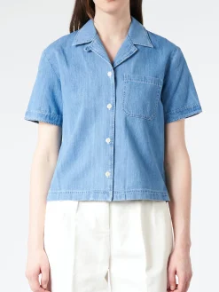 A.P.C. - Maeva Denim Shirt in Light Blue