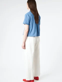 A.P.C. - Maeva Denim Shirt in Light Blue