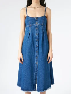 A.P.C. - Malibu Dress in Washed Indigo