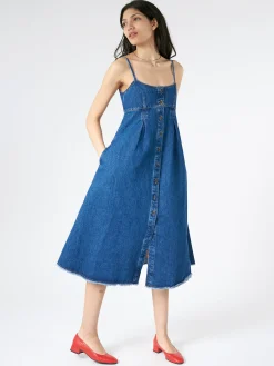 A.P.C. - Malibu Dress in Washed Indigo