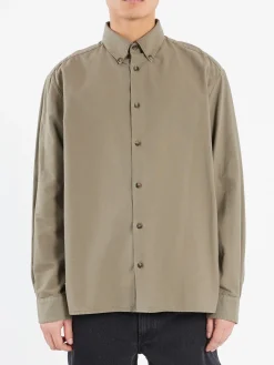 A.P.C. - Mateo Logo Shirt in Kaki