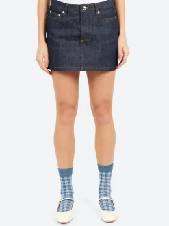 A.P.C. - Mini Skirt in Indigo
